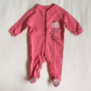 joe fresh under the sea snap sleeper footie pajamas 3 months baby girl